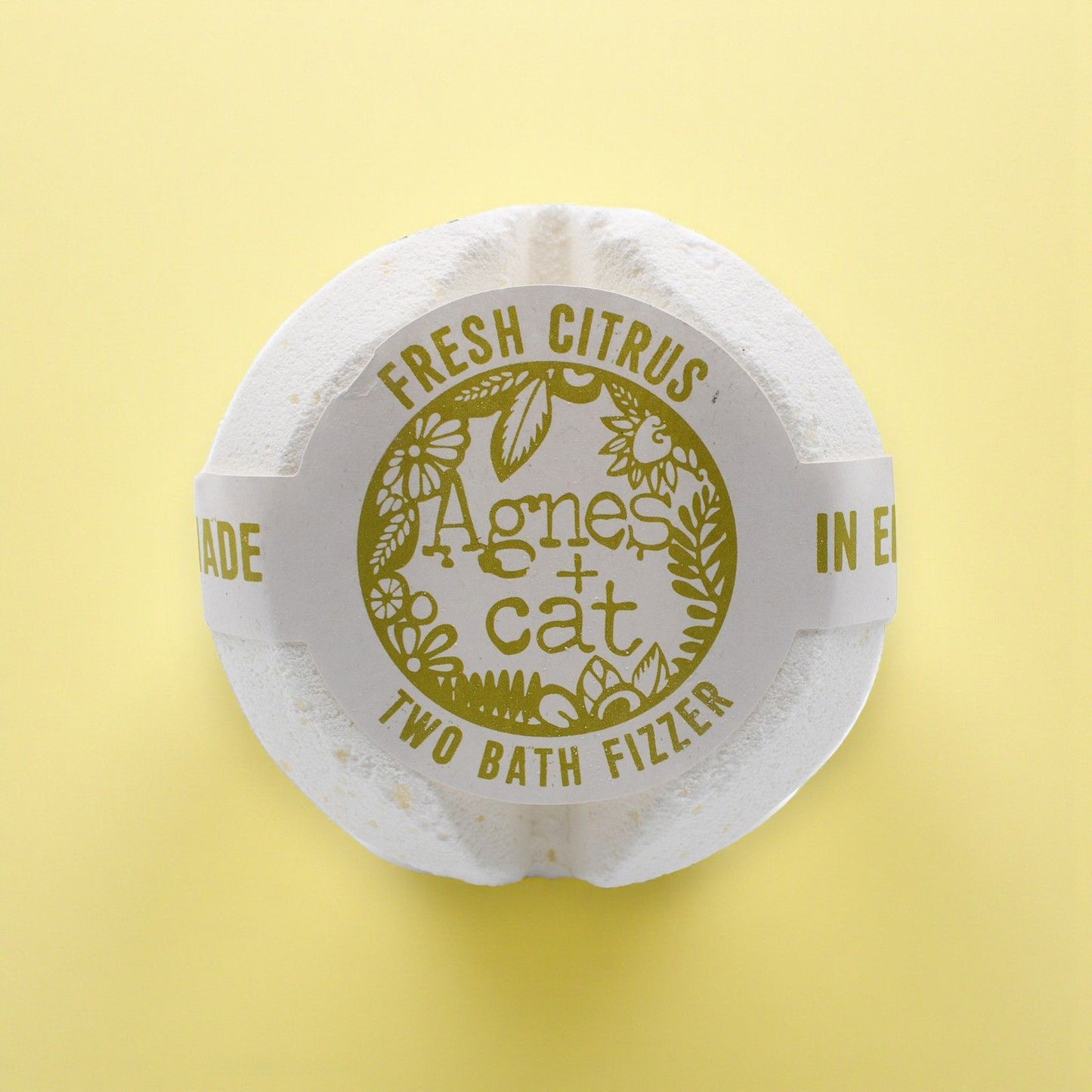 Agnes + Cat Bath Fizzer - Fresh Citrus