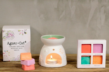 Wax Melter with Four Soy Wax Melts