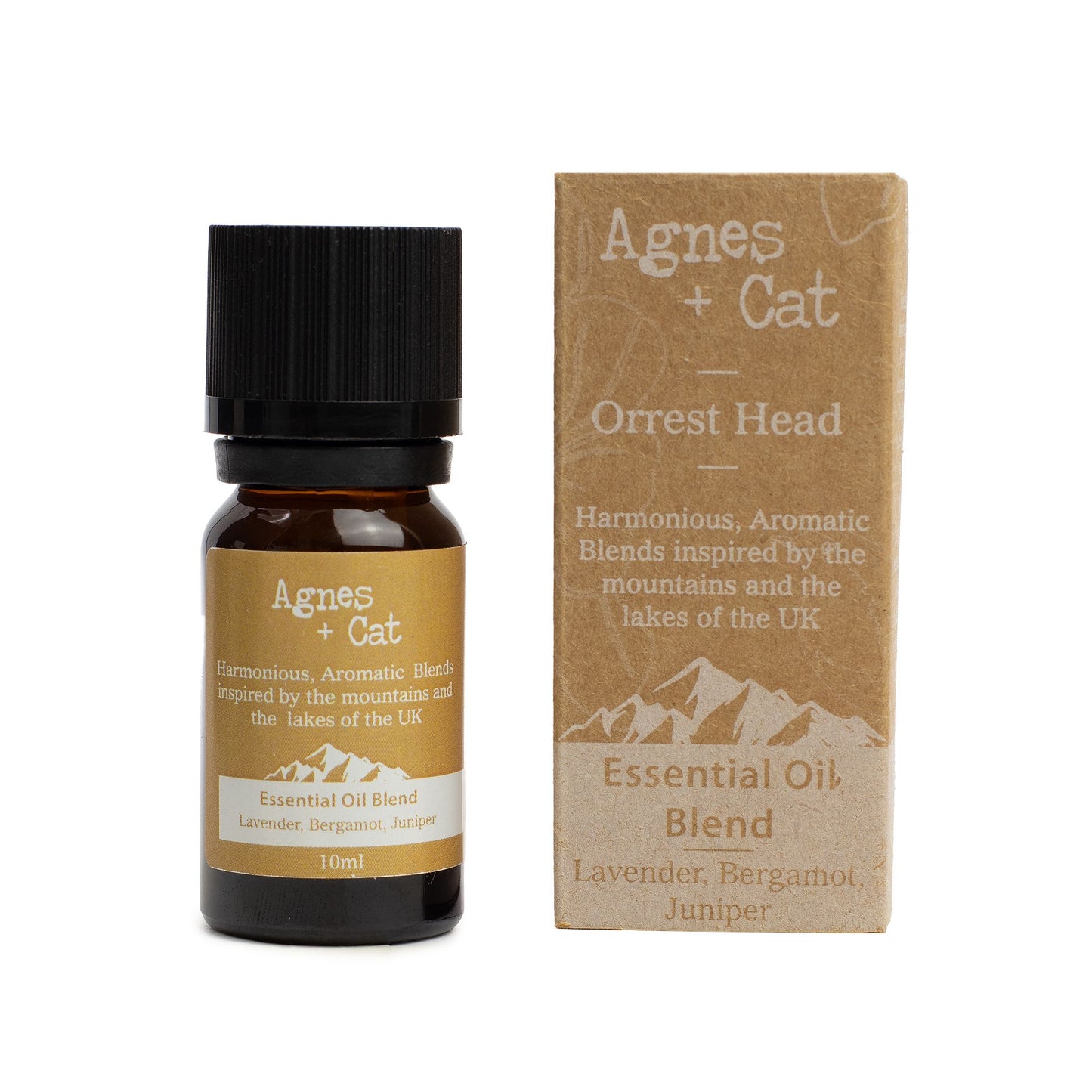 Agnes + Cat Essential Oil Blend - Orrest Head - Lavender, Bergamot & Juniper