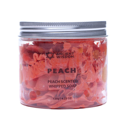 Peach Whipped Soap 120g