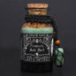 Ancient Witch Bath Spell Potion & Aventurine Crystal Amulet - Prosperity