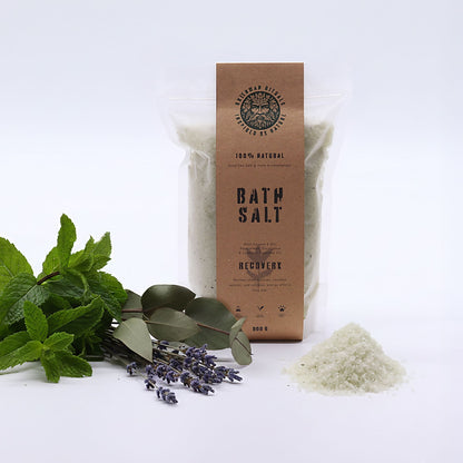Greenman Rituals Menthol Aromatherapy Epsom Bath Salt – Recovery