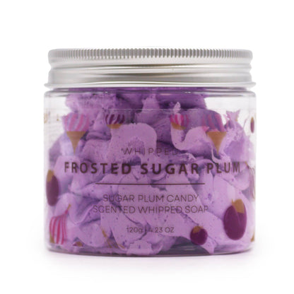Frosted Sugar Plum Whipped Soap 120g